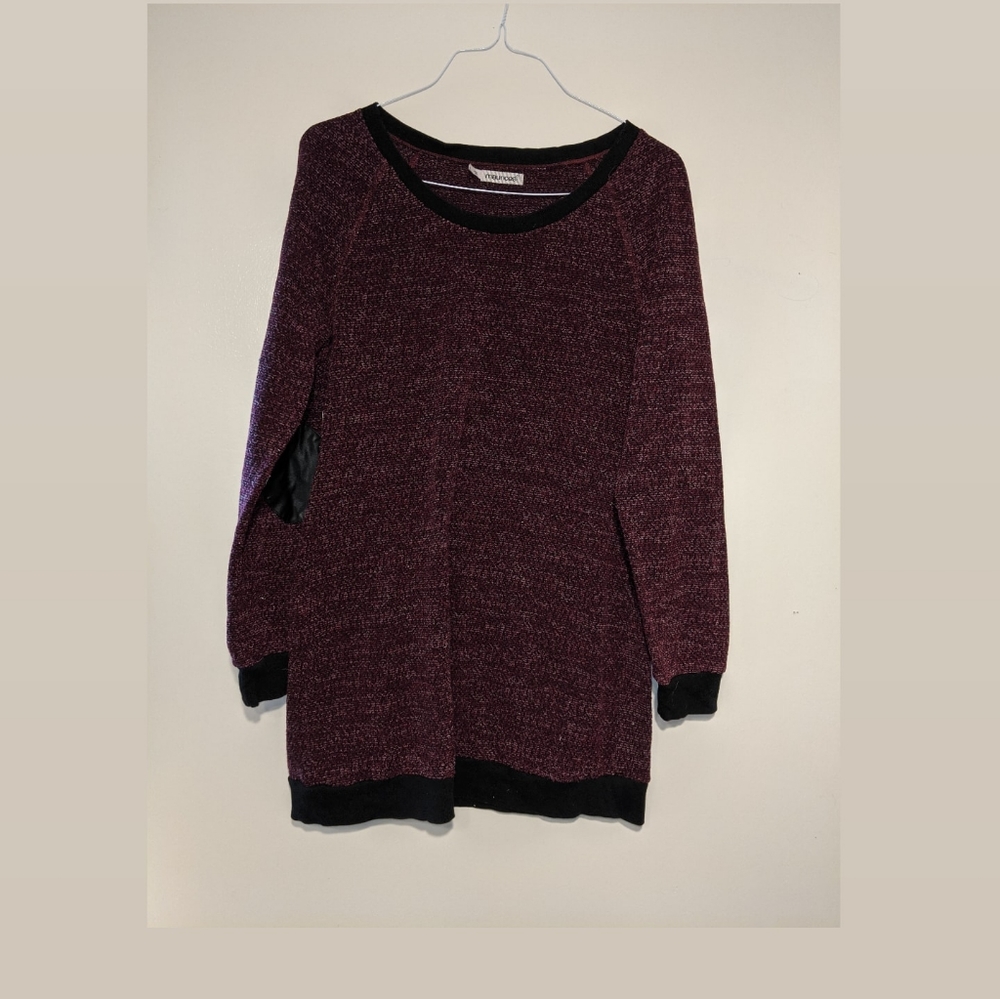 Maurices | Size 1 | Purple and Black Sweater